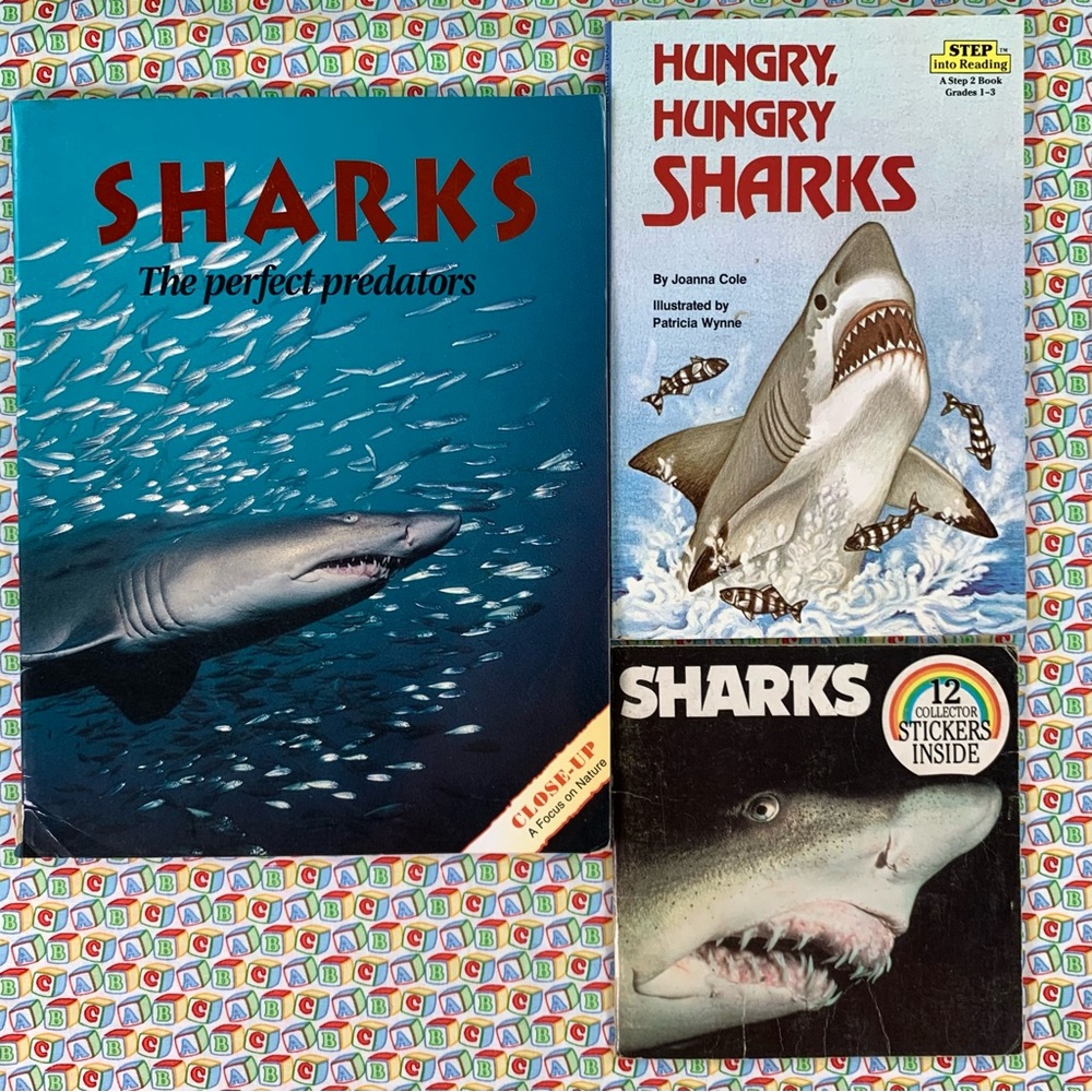 Sharks Learning Book Set for Kids.